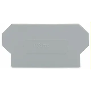 WAGO Trennwand 2 mm dick überstehend grau 285-337