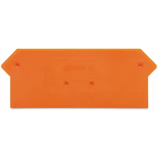 WAGO Abschlussplatte u. Zwischenplatte 280-317 orange