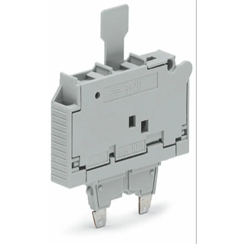 WAGO Sicherungsstecker mit Lasche für G-Sicherungseinsatz 5 x 20 mm grau 2006-911/1000-542