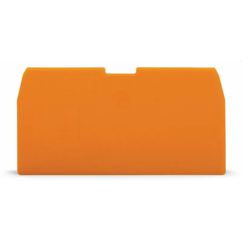 WAGO Abschluss- und Zwischenplatte 1mm dick orange