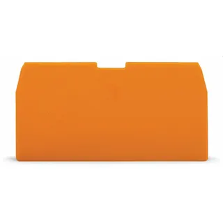 WAGO Abschluss- und Zwischenplatte 1mm dick orange