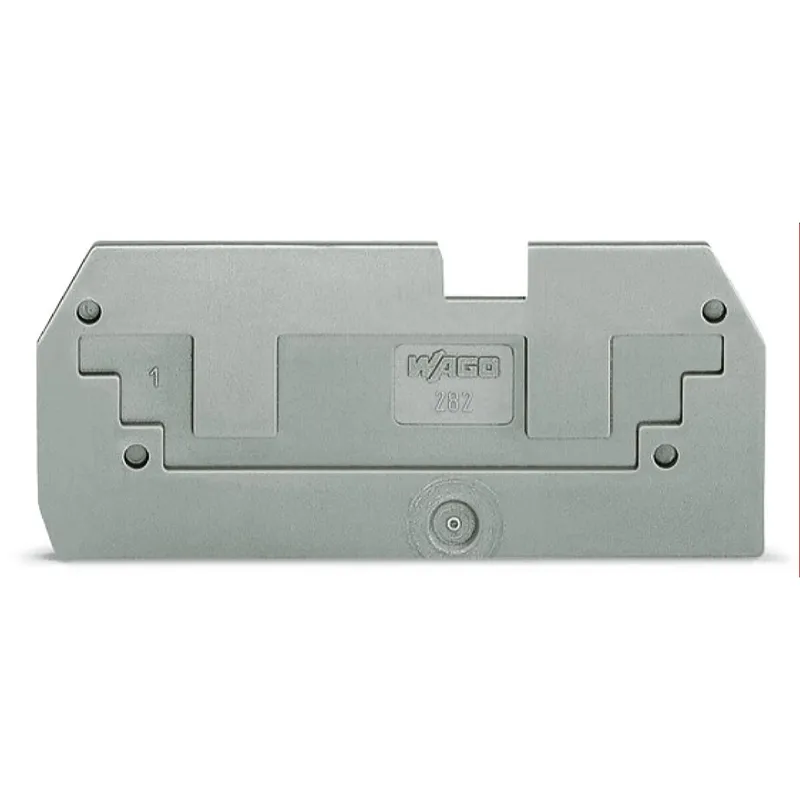 WAGO Reduzierabdeckplatte 1 mm dick in Verbindung mit 2-Leiter-Klemmen 282-901 grau 282-357