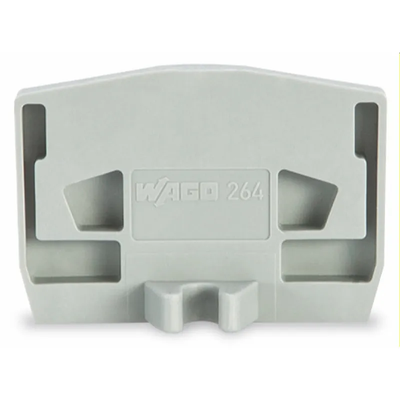 WAGO Abschlussplatte 264-361 grau