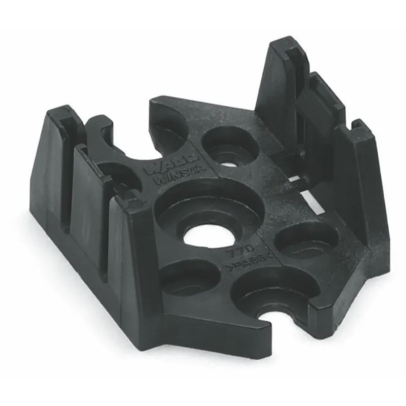 WAGO Montageplatte f. Verteiler schwarz