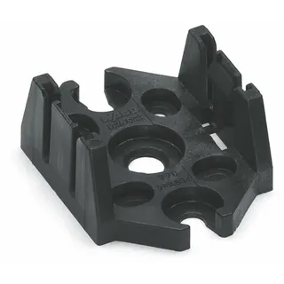 WAGO Montageplatte f. Verteiler schwarz