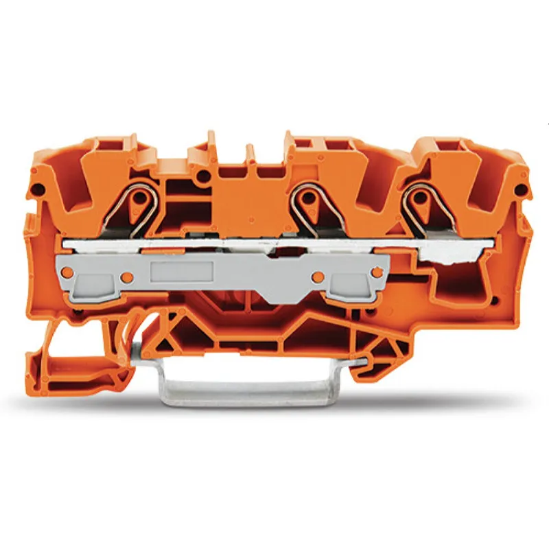WAGO 3 Leiter Durchgangklemme 2006-1302 TOPJOB S orange 6/10qmm