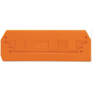 WAGO Abschlussplatte u. Zwischenplatte 282-339 für 3Leiter orange