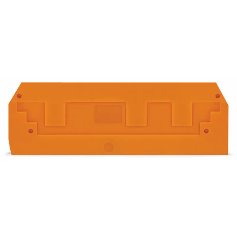 WAGO Abschlussplatte u. Zwischenplatte 283-352 für 3Leiter orange