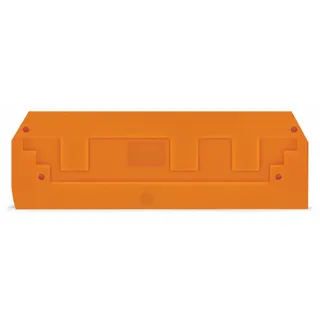 WAGO Abschlussplatte u. Zwischenplatte 283-352 für 3Leiter orange