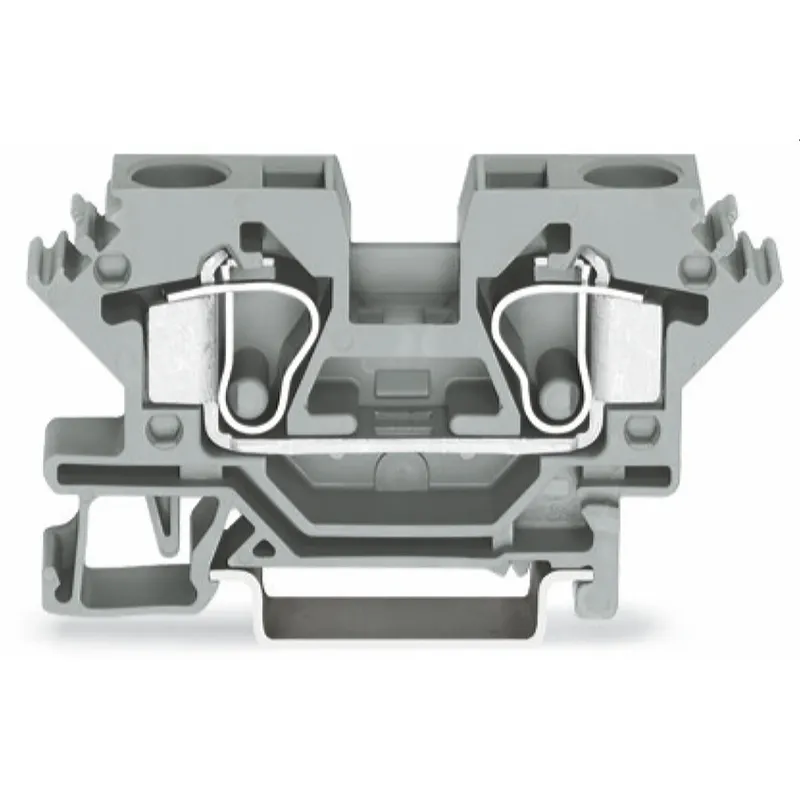 WAGO 2 Leiter Durchgangsklemme 284-601 10qmm grau