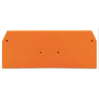 WAGO Abschlussplatte u. Zwischenplatte 280-326 orange
