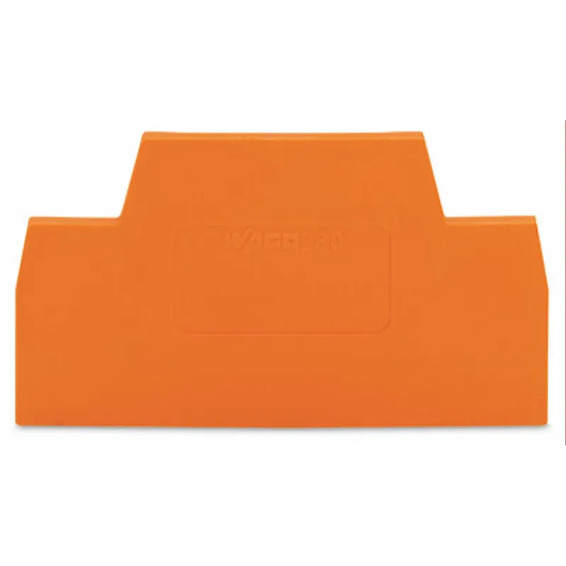 WAGO Abschlussplatte u. Zwischenplatte 280-341 orange