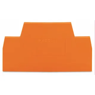 WAGO Abschlussplatte u. Zwischenplatte 280-341 orange