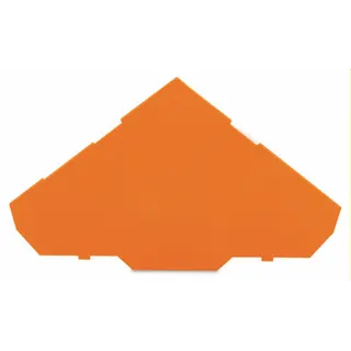 WAGO Abschlussplatte u. Zwischenplatte 280-321 orange