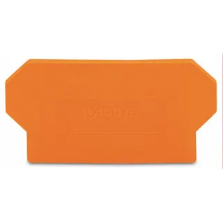 WAGO Trennwand 280-328 2mm dick orange überstehend