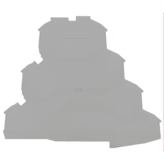 WAGO Abschlussplatte 2002-4191 4SK-2L grau