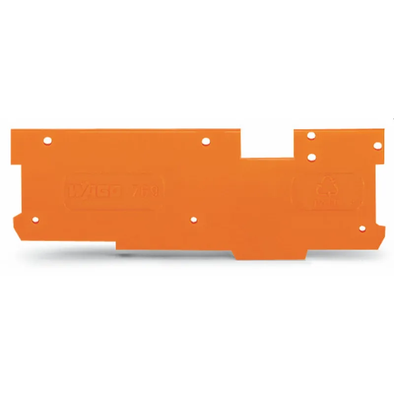 WAGO Abschluss- und Zwischenplatte 1,1mm dick orange