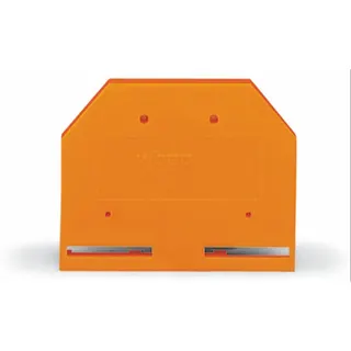 WAGO Abschlussplatte u. Zwischenplatte 281-302 orange