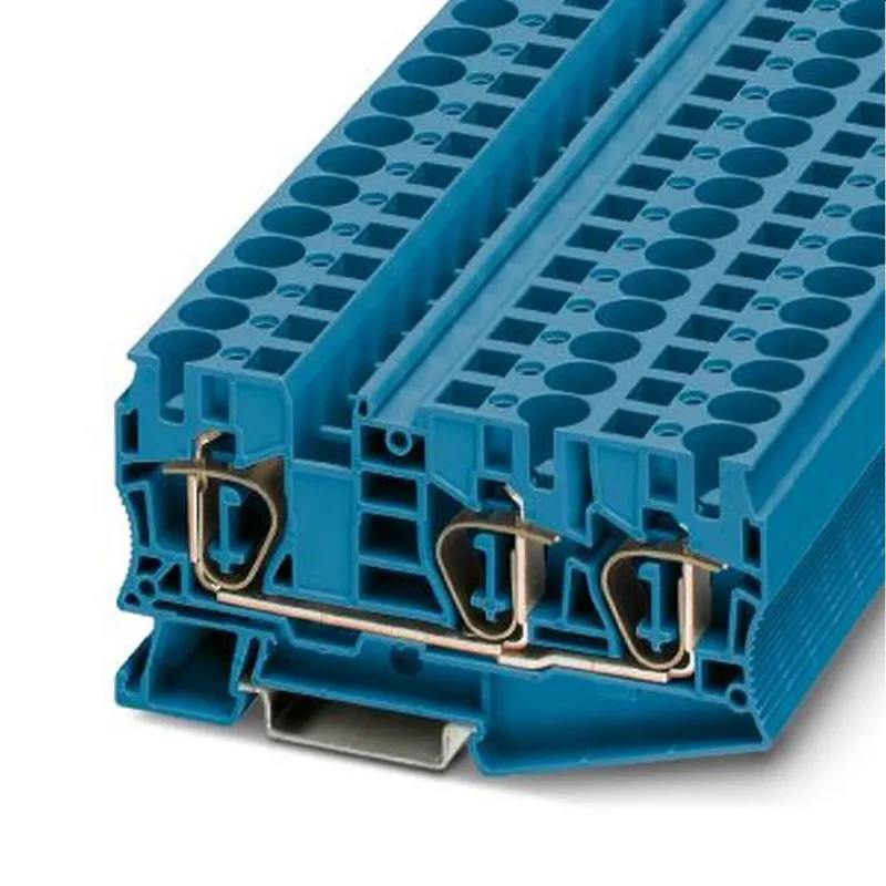 Phoenix Contact Durchgangsklemme ST 10-TWIN BU blau