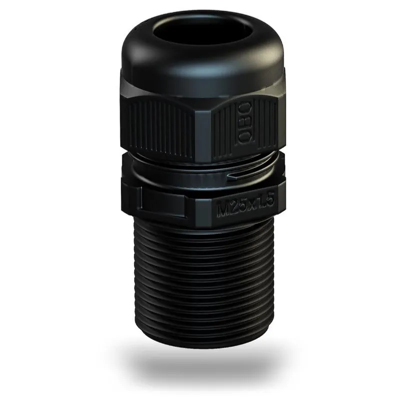 OBO Kabelverschraubung V-TEC VM LL25 SW vollmetrisch lang 24mm