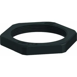 OBO Gegenmutter 116 M50 PA schwarz – Bild 1