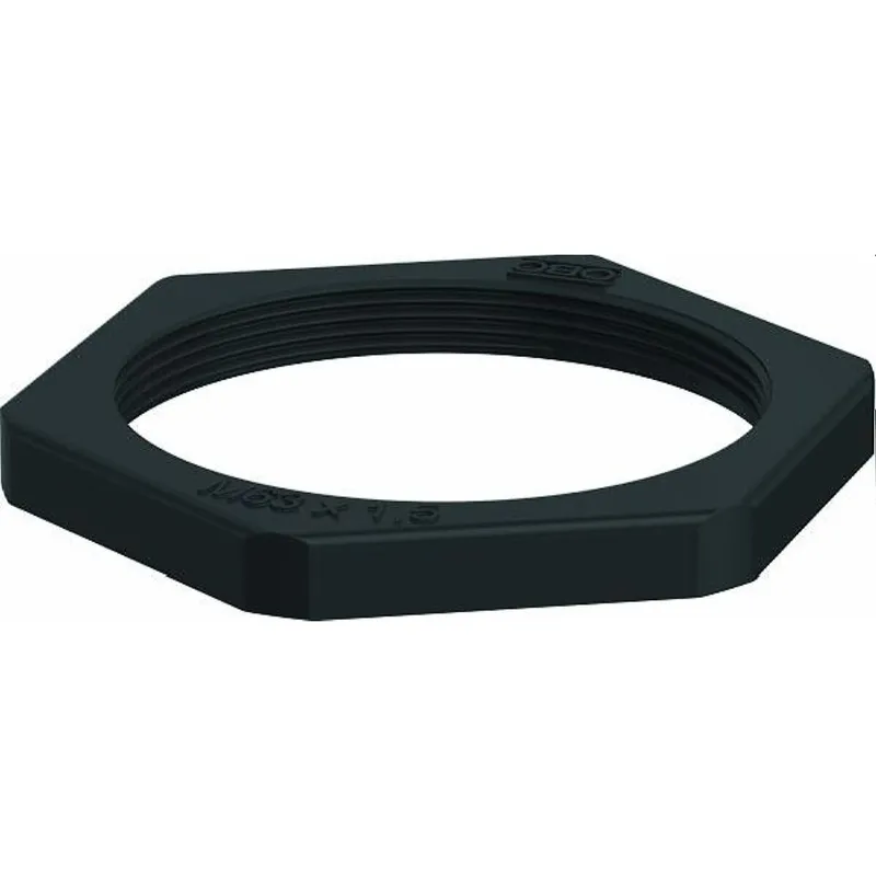 OBO Gegenmutter 116 M63 PA schwarz