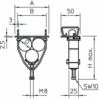 OBO Bügelschelle 2056U/E 34-37mm – Bild 2
