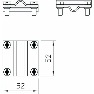 OBO Kreuzverbinder 251 8-10mm – Bild 2