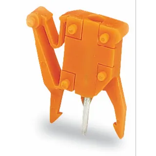 WAGO Prüfadapter passend für Leiterplattenklemmen, Serie 255, 256, 257 1-polig orange 249-111