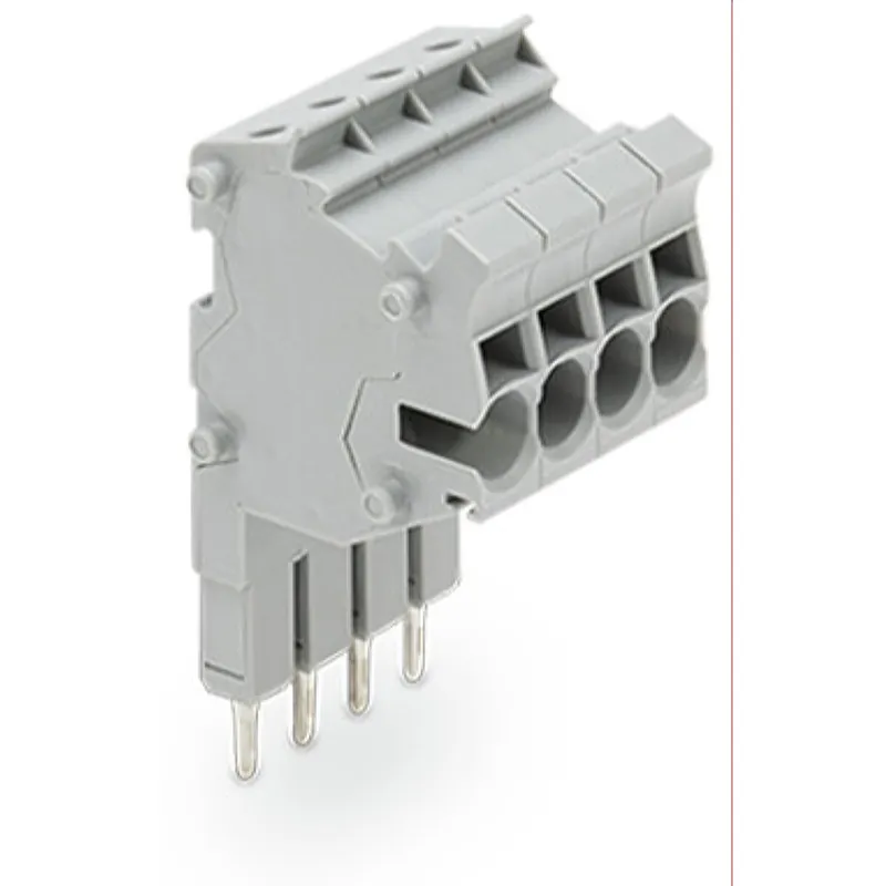 WAGO Modularer TOPJOB®S-Steckverbinder anreihbar für Brückerschlitze grau 2002-554