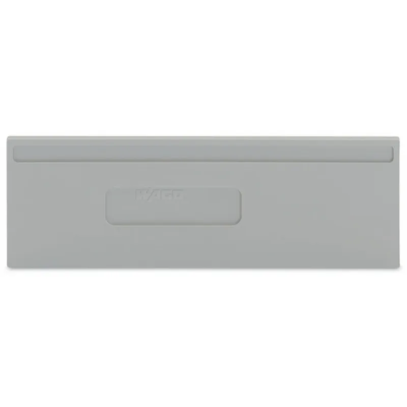 WAGO Trennwand 2 mm dick überstehend grau 281-338