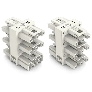 WAGO 5-fach-Verteiler 3-polig Kod. A weiß 770-658