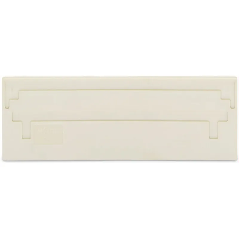 WAGO Trennwand 2 mm dick überstehend lichtgrau 284-342