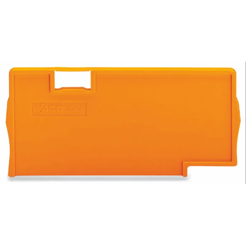 WAGO Trennplatte 2 mm dick überstehend orange 2006-1394