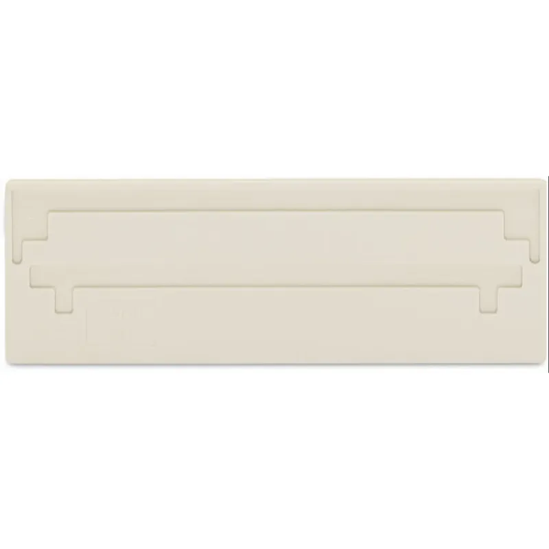 WAGO Trennwand 2 mm dick überstehend lichtgrau 282-342