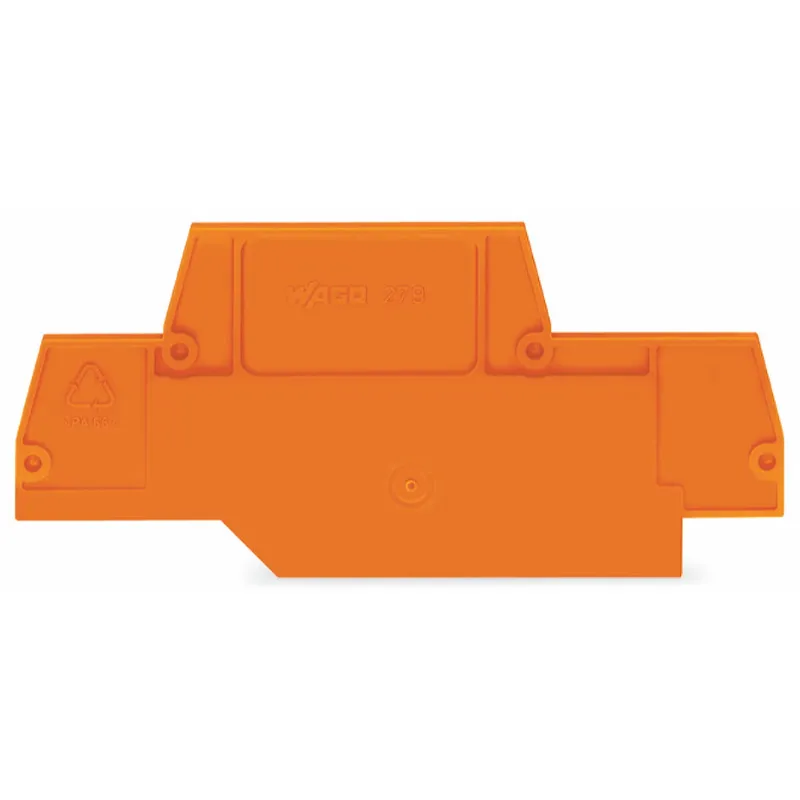 WAGO Abschluss- und Zwischenplatte 2 mm dick orange 279-519