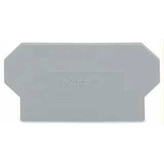 WAGO Trennwand 2 mm dick überstehend grau 280-338