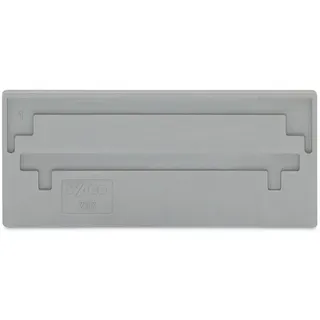 WAGO Trennwand 2 mm dick überstehend grau 282-326
