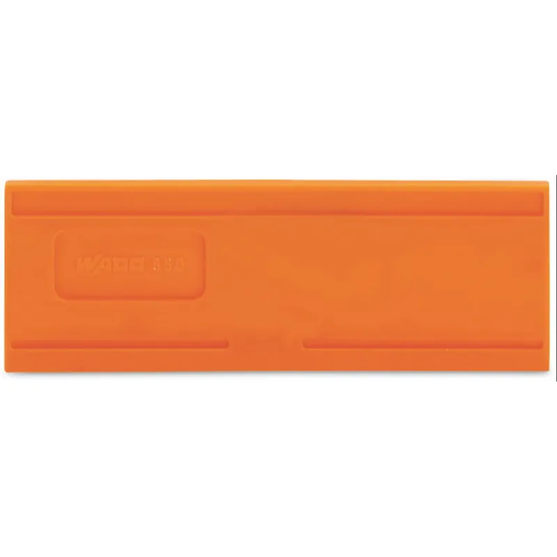 WAGO Trennwand 2 mm dick überstehend orange 880-340