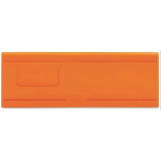 WAGO Trennwand 2 mm dick überstehend orange 880-340