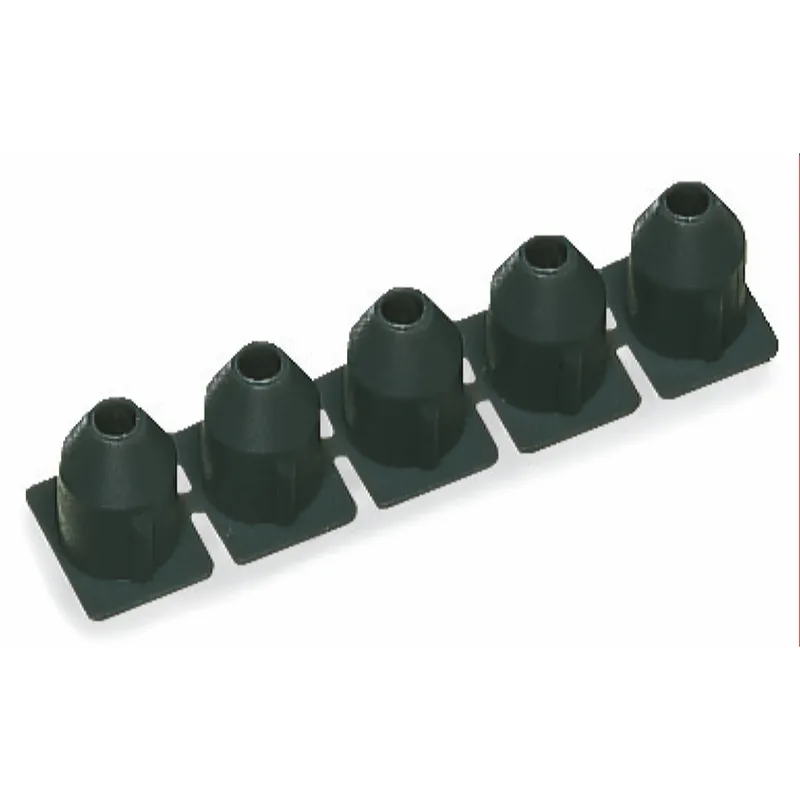WAGO Isolierungsstopp 0,75 - 1,5 mm? 5 Stück / Strang dunkelgrau 281-472