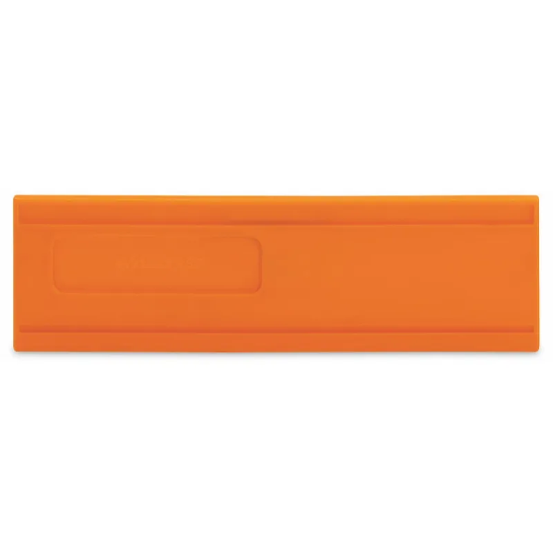 WAGO Trennwand 2 mm dick überstehend orange 880-347