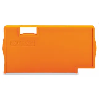 WAGO Trennplatte 2 mm dick überstehend orange 2004-1394