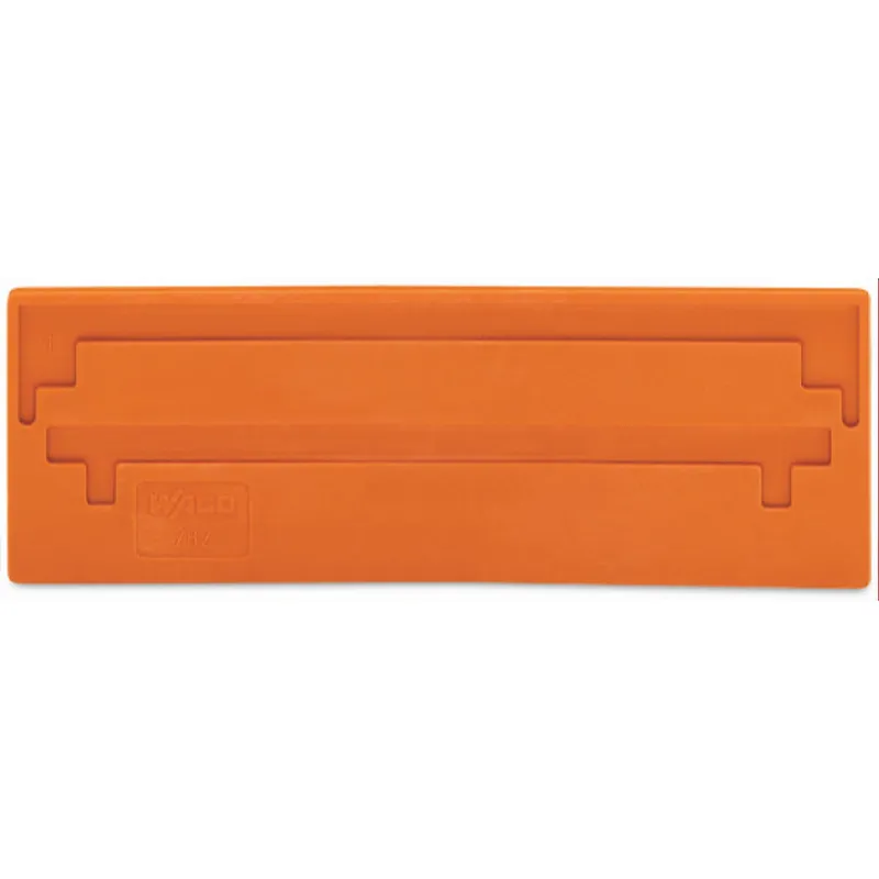 WAGO Trennwand 2 mm dick überstehend orange 282-340