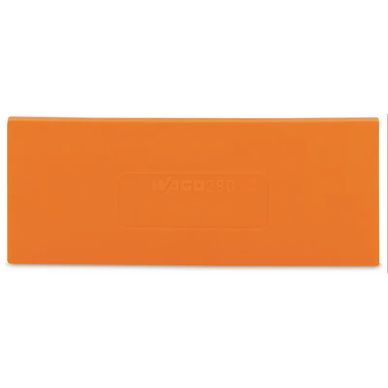 WAGO Trennwand 2 mm dick überstehend orange 280-346