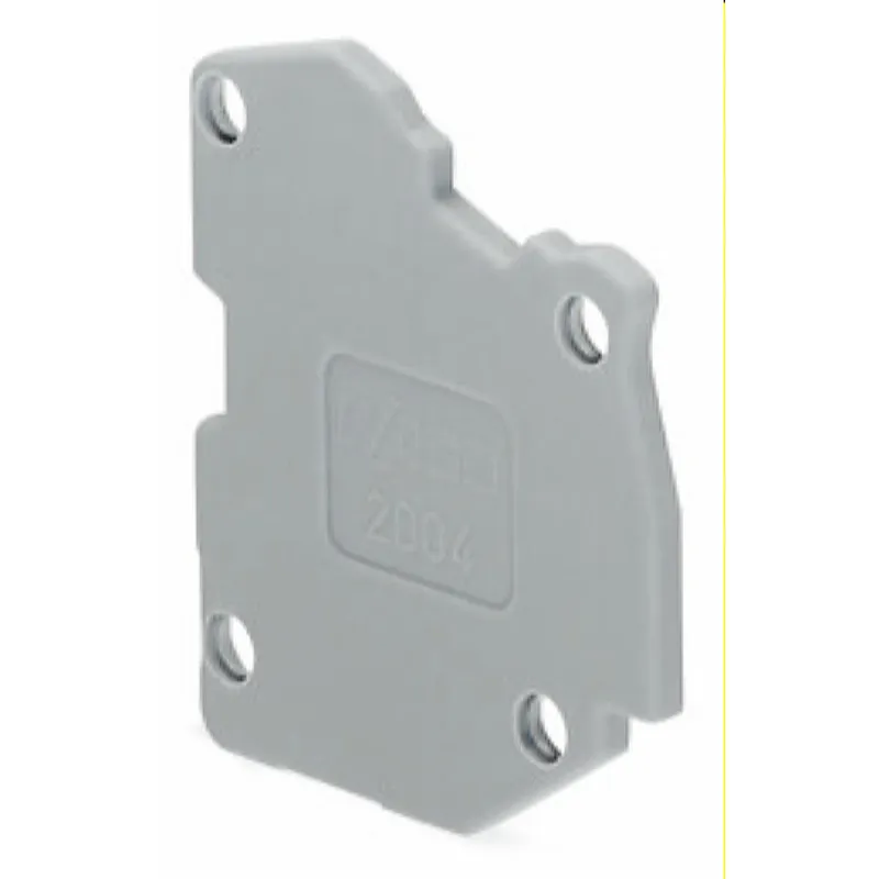 WAGO Abschlussplatte für modularen TOPJOB®S-Steckverbinder 1,5 mm dick grau 2004-541
