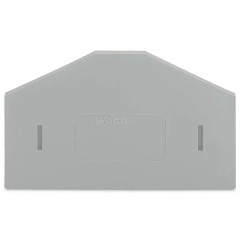 WAGO Trennwand 2 mm dick überstehend grau 281-348