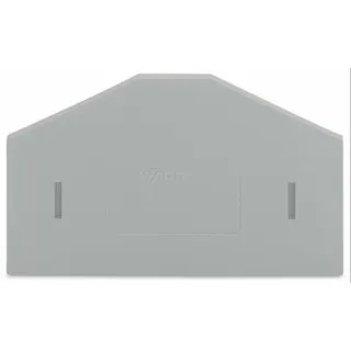WAGO Trennwand 2 mm dick überstehend grau 281-348