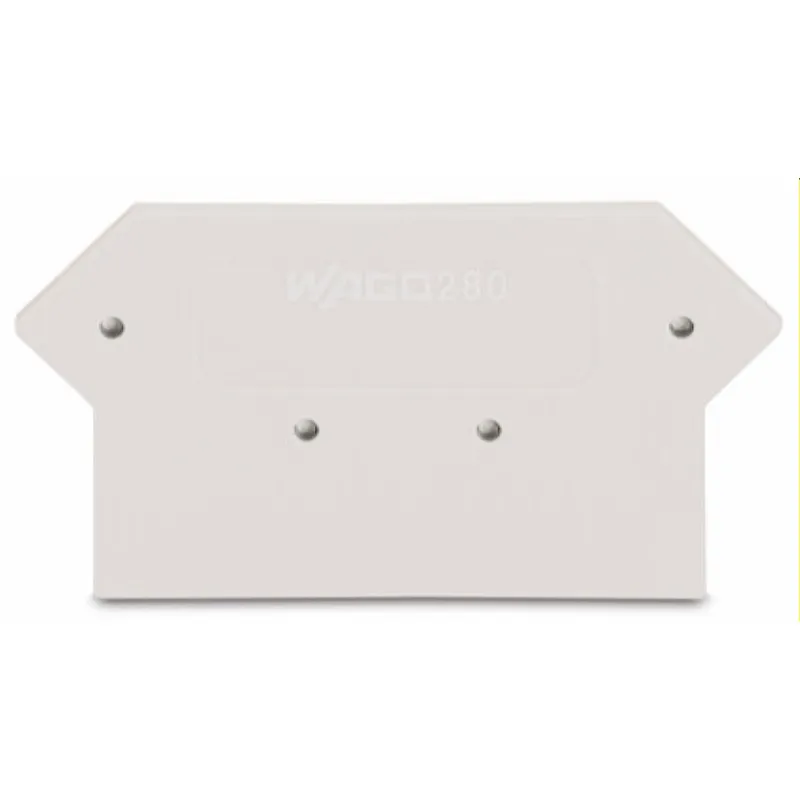 WAGO Abschluss- und Zwischenplatte 2,5 mm dick lichtgrau 280-362