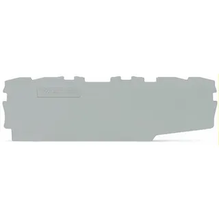 WAGO Abschluss- und Zwischenplatte 0,7 mm dick grau 2000-2195